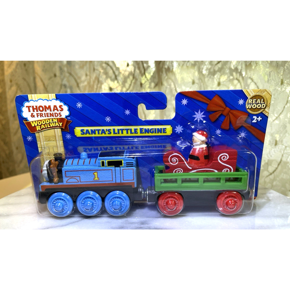 THOMAS & FRIENDS WOODEN RAILWAY - SANTA'S LITTLE ENGINE 2013 Y5420 - RARE/SEALED